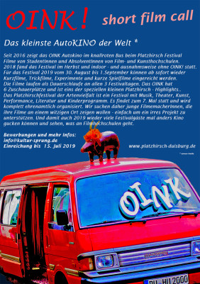OINK! Das kleine Autokino beim Platzhirsch Festival